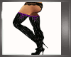 Purple Uzy Corset Boots