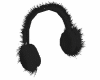 my gray fur earmuffs