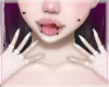 𝓶. fishnets | white