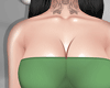 A| Sexy green dress