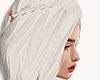 (MD) White short hair