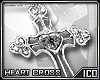 ICO Heart Cross Necklace