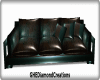 GHEDC Teal/Blk Couch