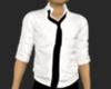 White Shirt  Black Tie