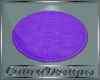 Round Plush Purple Rug