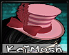 Kei| Pink Feather Hat 