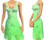 [slw] Green Daisy Dress