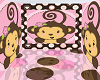 Pink/Brown Monkey Room