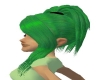 Green elven hair