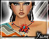 /Y/Trend floral necklace