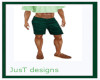 JT Dark Green Shorts