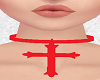 M! Cross Choker 