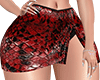 Snake Red Mini Skirt N10