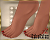 zZ Feet High Nail Red