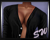 SW Open Sweater Black
