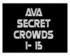 AVA - SECRET CROWDS!