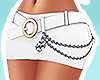 ! Y2K Chain Canvas Skirt