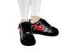 Shoes black stars