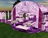 Purple wedding room