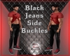 [BM]Buckled Jeans Blk