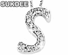 [SD] S Diamond Necklace