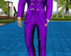 Suit full purple