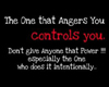 Control and Anger