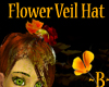~B~ Flower Veil Hat