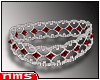 NMS- Choker Brillant Red