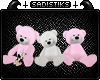 Pink/White Teddy Cuddles