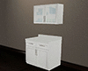 White Dishes Cabinet