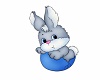 Blue Easter Bunny #1