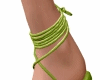Boho sandals Green