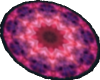 (R)purplepink round rug