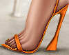 ♛ Mila Orange Heels