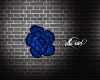 Blue Rose -Hair Flower