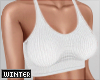 Knit Top PJs | White