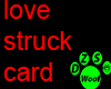 love struck card