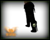 Skull Daisy PVC Boots