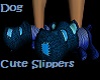Dog Cute Slippers/Blue