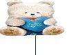 LGB TEDDY BALLOON BLUE