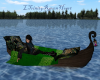 Boat With Celtic Pillows