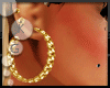 [1KG]GOLD CHAIN EARRINGS