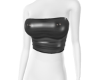 Leather Y2k Top