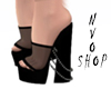 Black Heels With Pearls