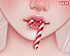 w. Christmas Candy Cane