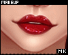 金. Red Lips