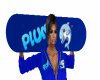 Skateboard blue animed