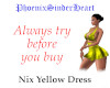 Nix Yellow Dress