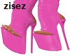 !Pink Latex Heels 
